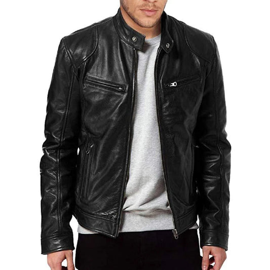 Apex Rider PU Leather Jacket