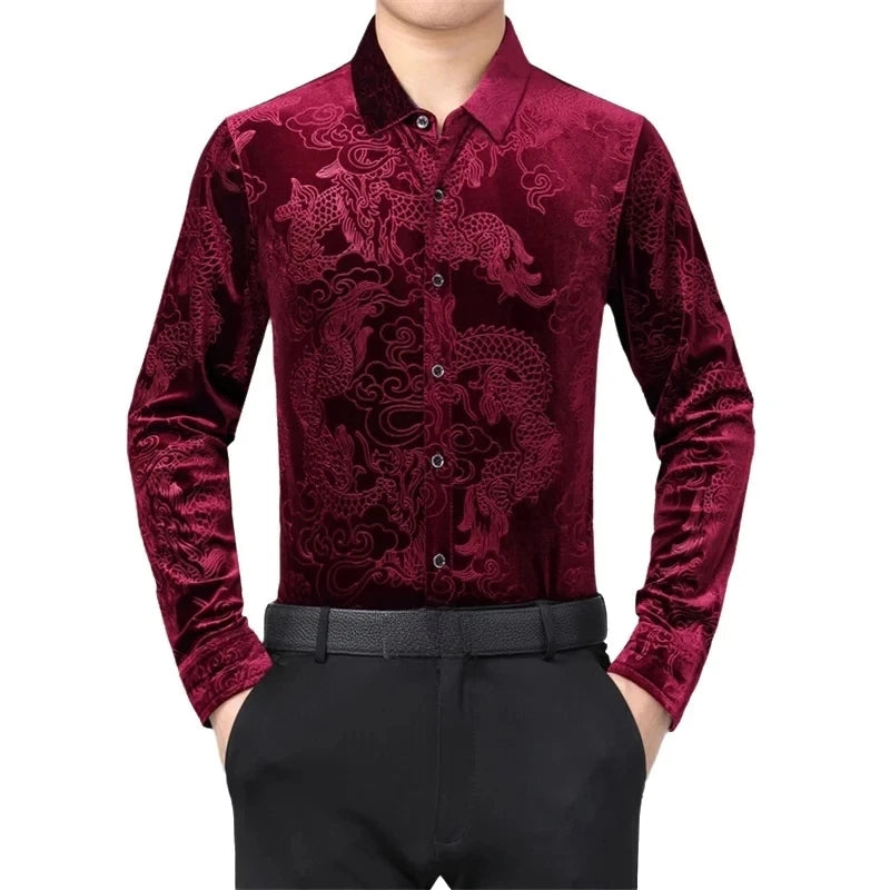 Imperial Dragon Silk Shirt