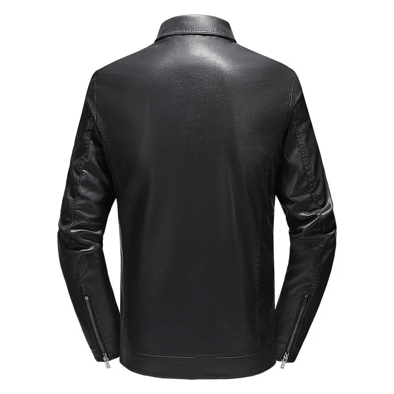 Vintage Rider PU Leather Jacket