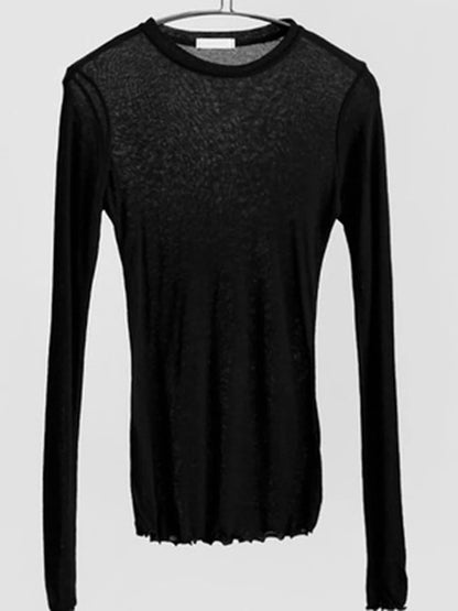 Luna Sheer Long Sleeve T-Shirt