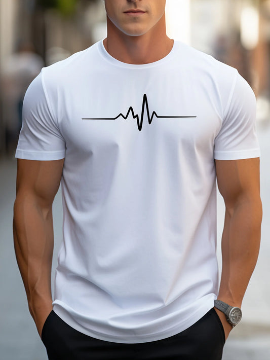 Canvas Graphic Cotton T-Shirt