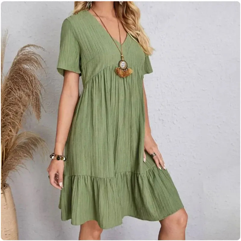 Willow Peplum Summer Dress