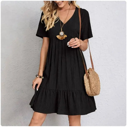 Willow Peplum Summer Dress