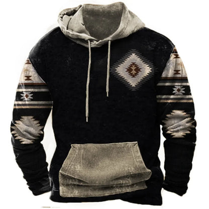 Vintage Fashion Tribal Style Men's Hoodie