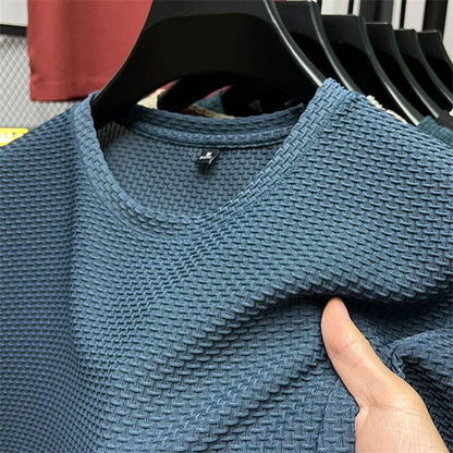 Summer Mesh Ice Silk T-shirt