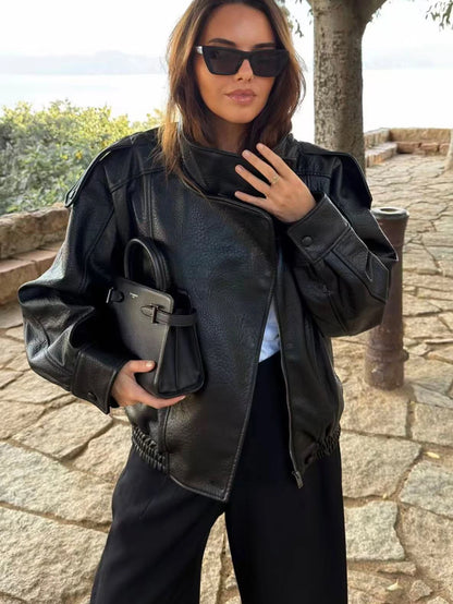 Harper Street Faux Leather Jacket
