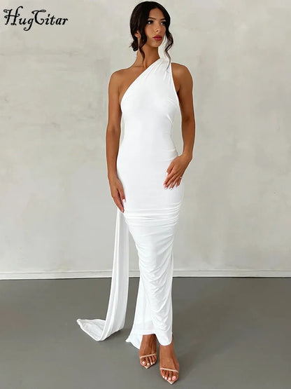 Luna One-Shoulder Maxi Dress