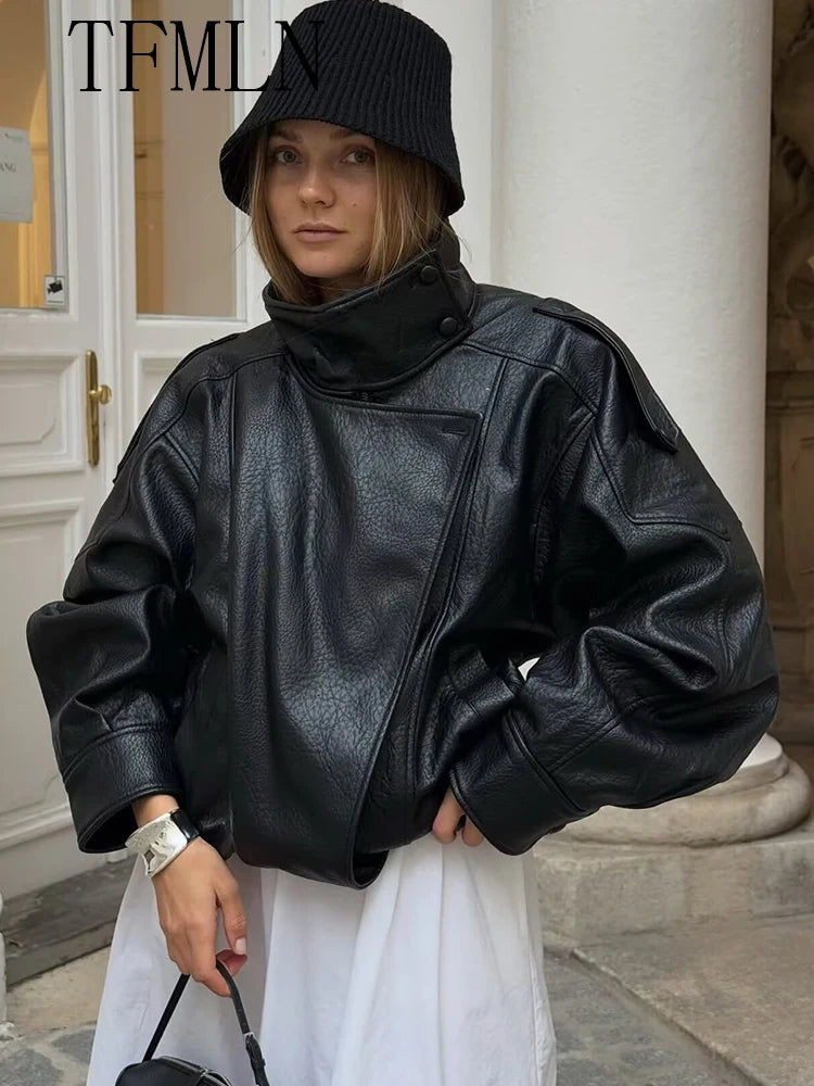 Harper Street Faux Leather Jacket