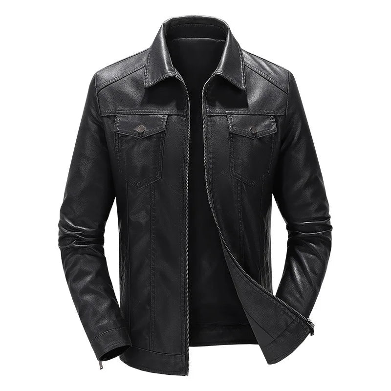 Vintage Rider PU Leather Jacket
