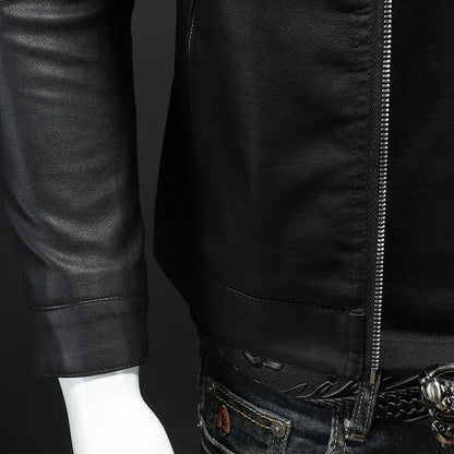 AeroStand Leather Bomber Jacket