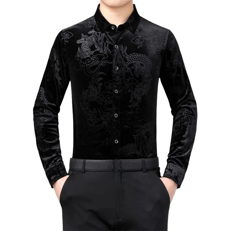 Imperial Dragon Silk Shirt