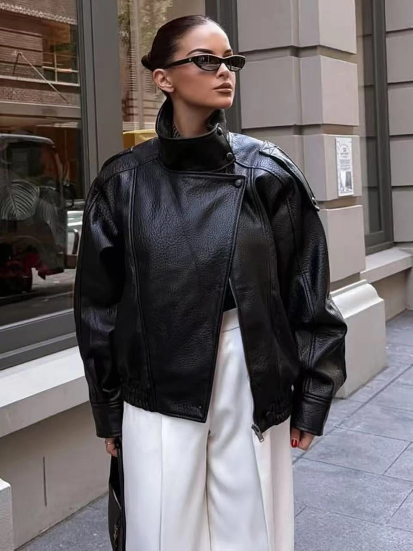Harper Street Faux Leather Jacket