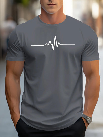 Canvas Graphic Cotton T-Shirt