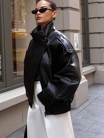 Harper Street Faux Leather Jacket