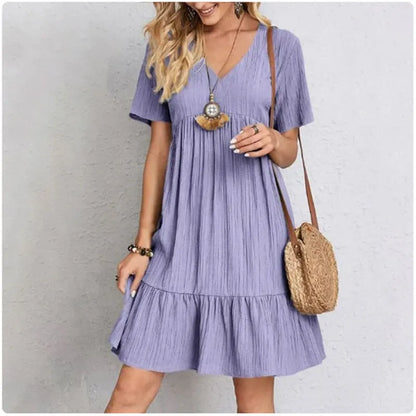 Willow Peplum Summer Dress