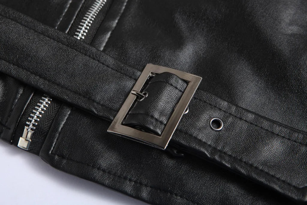 Edge Rider PU Leather Jacket