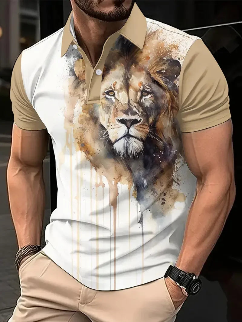 PurrPrint 3D Polo Shirt