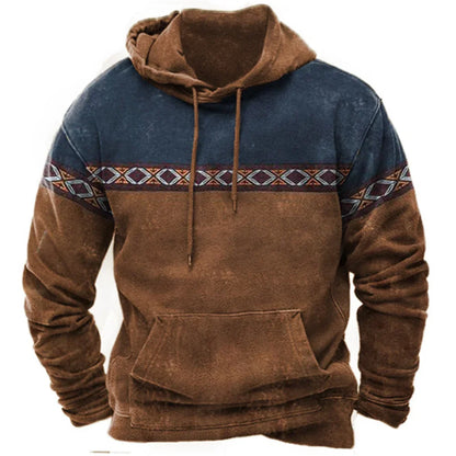 Vintage Fashion Tribal Style Men's Hoodie