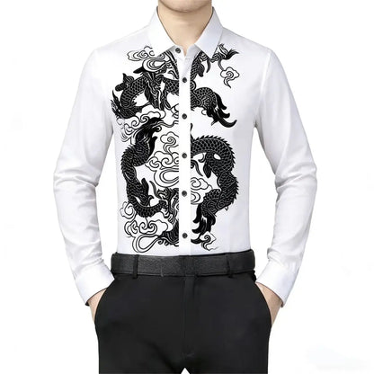 Imperial Dragon Silk Shirt