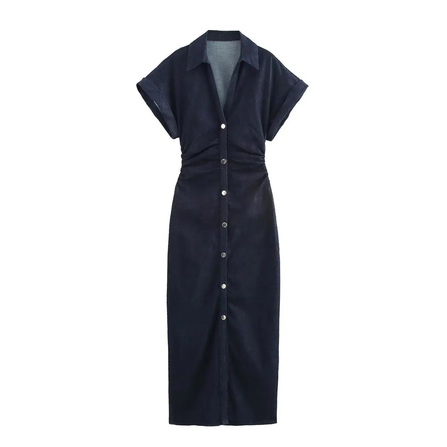 Cambridge Denim Midi Dress
