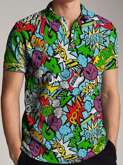 PurrPrint 3D Polo Shirt