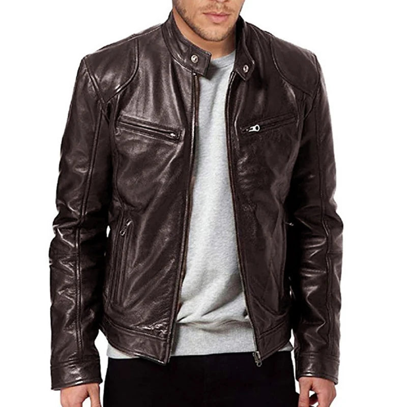 Apex Rider PU Leather Jacket