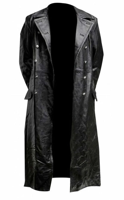 Heritage Leather Trench Coat