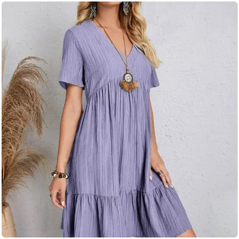 Willow Peplum Summer Dress