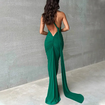 Luna One-Shoulder Maxi Dress