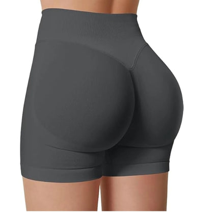 FlexFit High-Waist Yoga Shorts