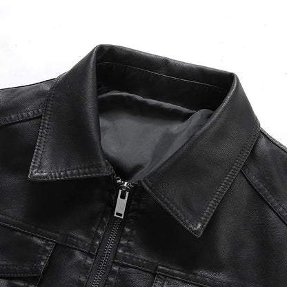 Vintage Rider PU Leather Jacket