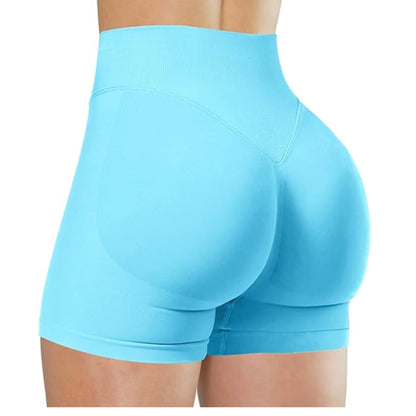 FlexFit High-Waist Yoga Shorts