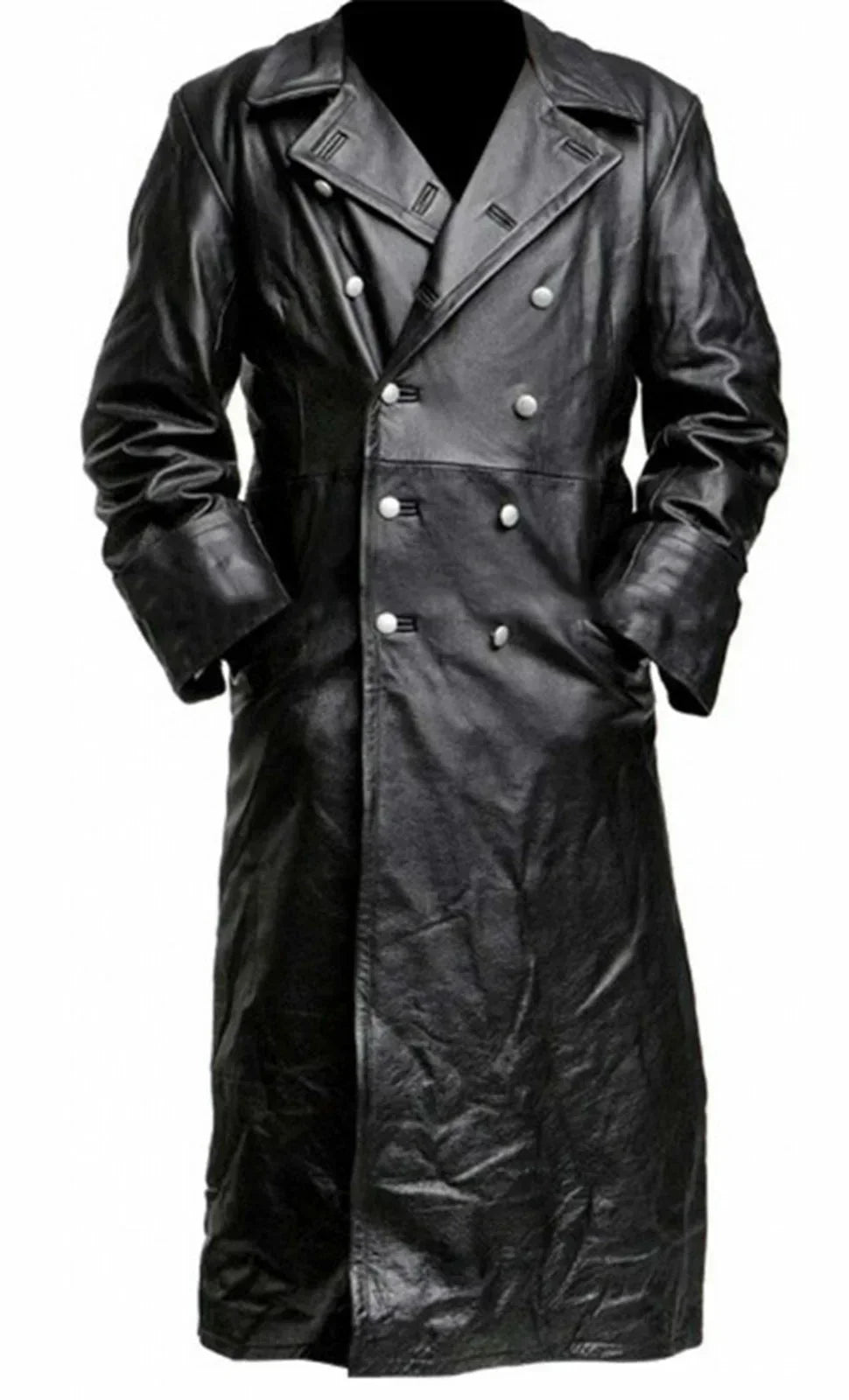 Heritage Leather Trench Coat