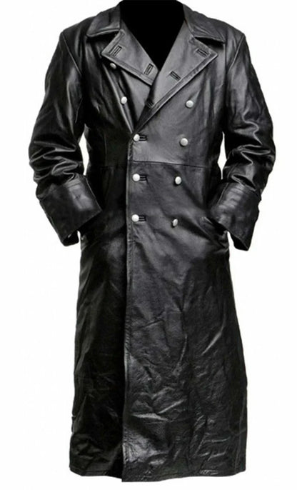 Heritage Leather Trench Coat