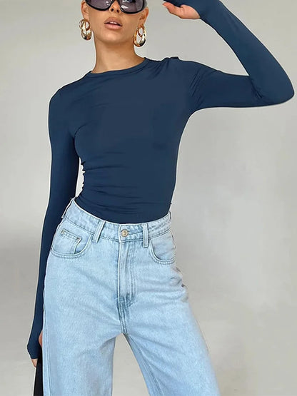 Urban Crop Long Sleeve T-Shirt
